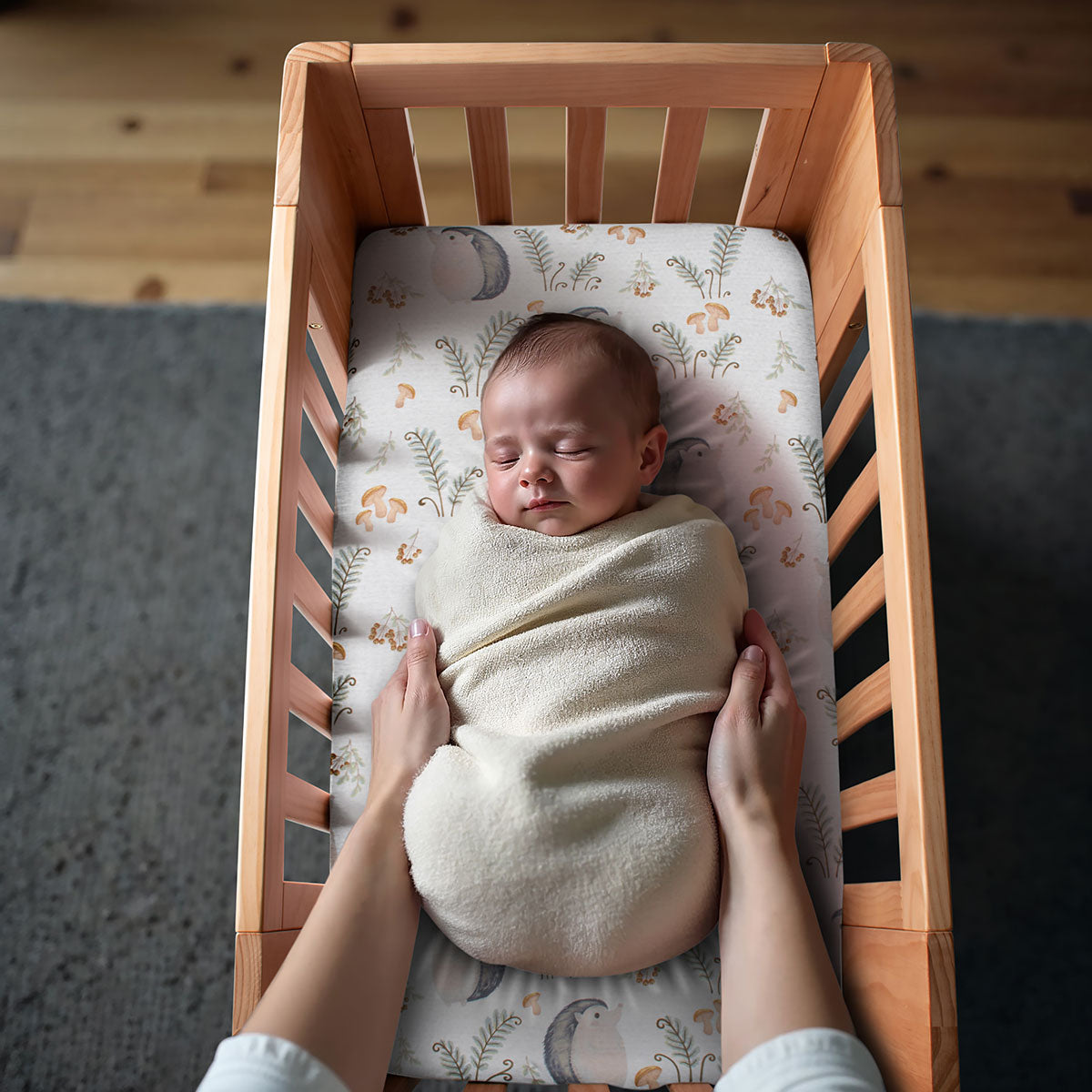 COCOON Bassinet/Co-Slepper Fitted Sheet – Harper HedgeHog