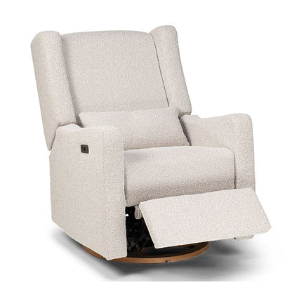 COCOON BONDI Electric Recliner Glider Chair in Light Grey Boucle