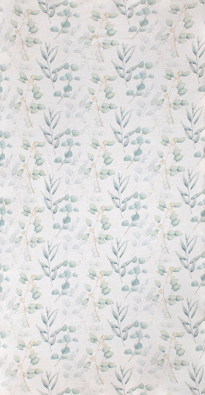 COCOON Fitted Cot Sheet – Green Leaves