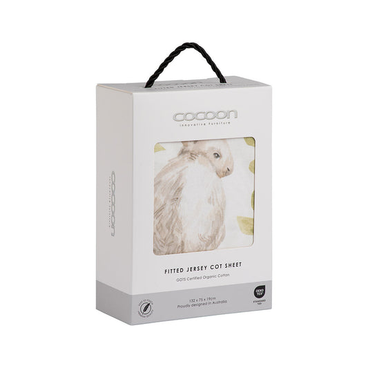 COCOON Fitted Cot Sheet – Lazy Bunny