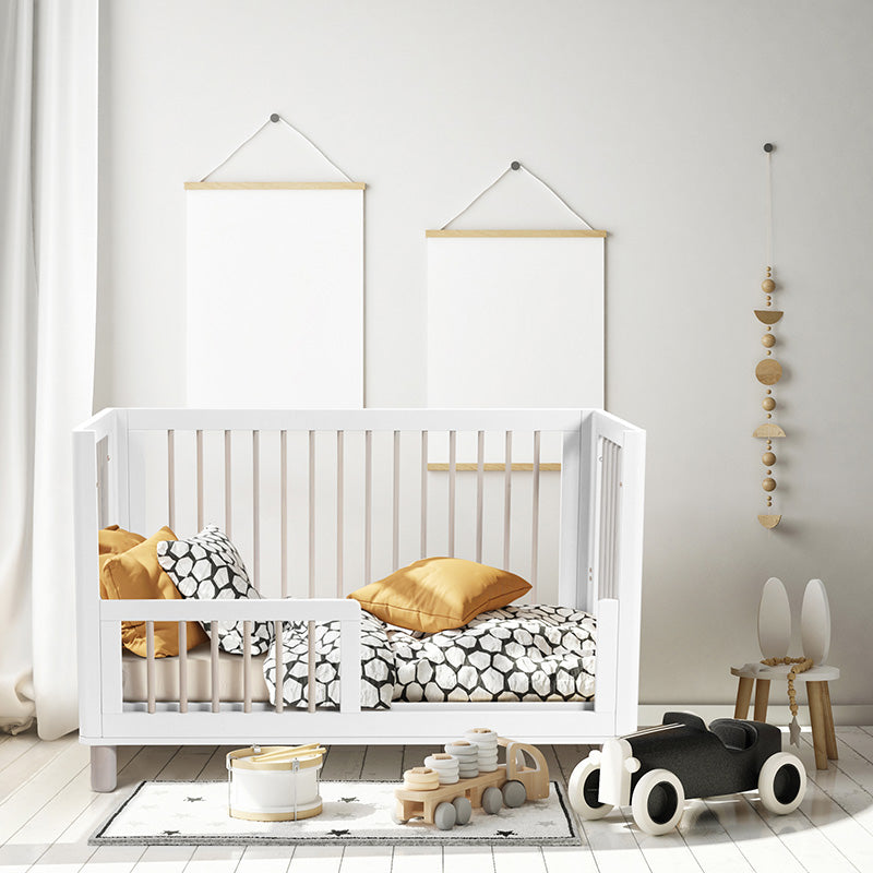 COCOON Allure White/Natural wash including an Australian made inner spring mattress