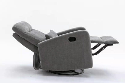 COCOON PLUSH Recliner Glider Chair - Dove Grey