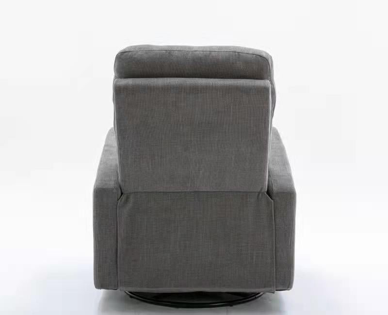COCOON PLUSH Recliner Glider Chair - Dove Grey