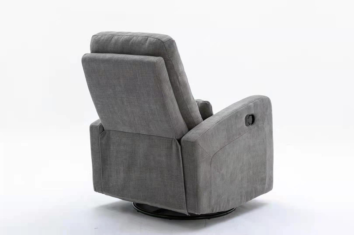 COCOON PLUSH Recliner Glider Chair - Dove Grey
