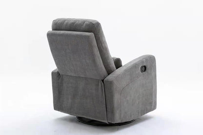 COCOON PLUSH Recliner Glider Chair - Dove Grey