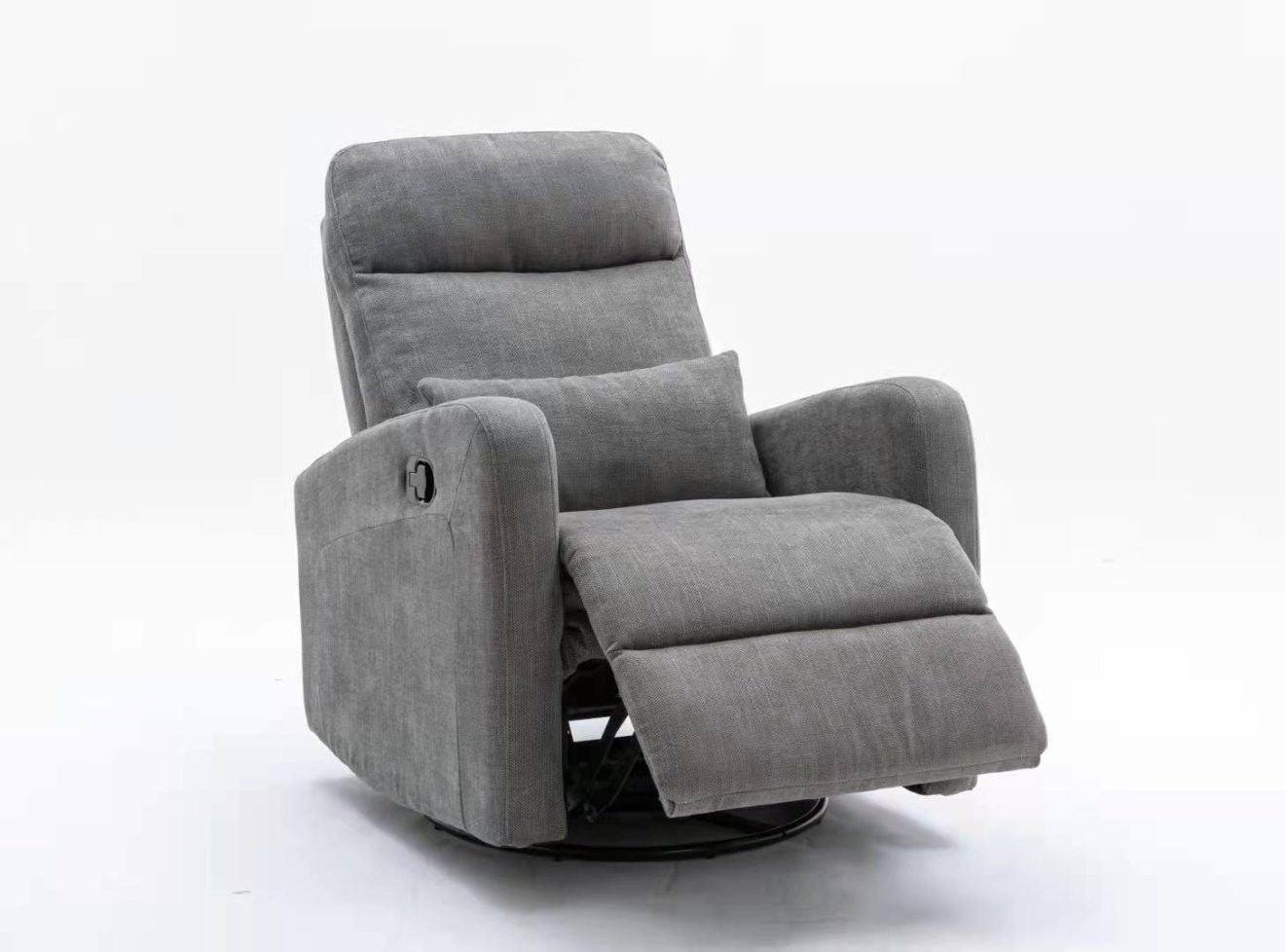 COCOON PLUSH Recliner Glider Chair - Dove Grey