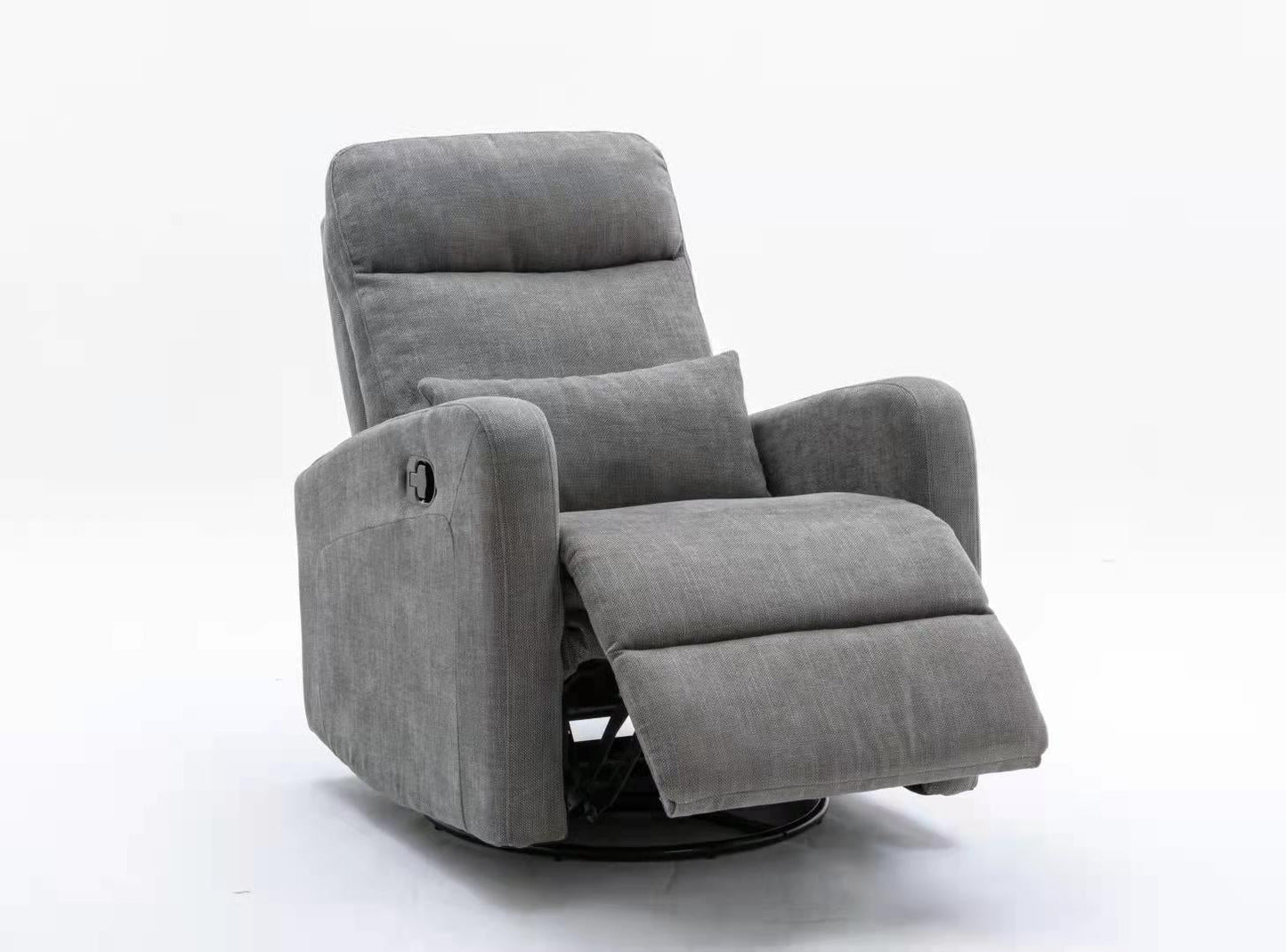 COCOON PLUSH Recliner Glider Chair - Dove Grey