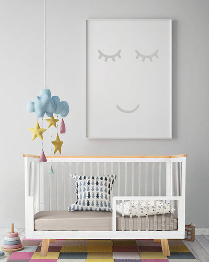 COCOON LUSH Including an Australian made inner spring mattress & Toddler bed rail